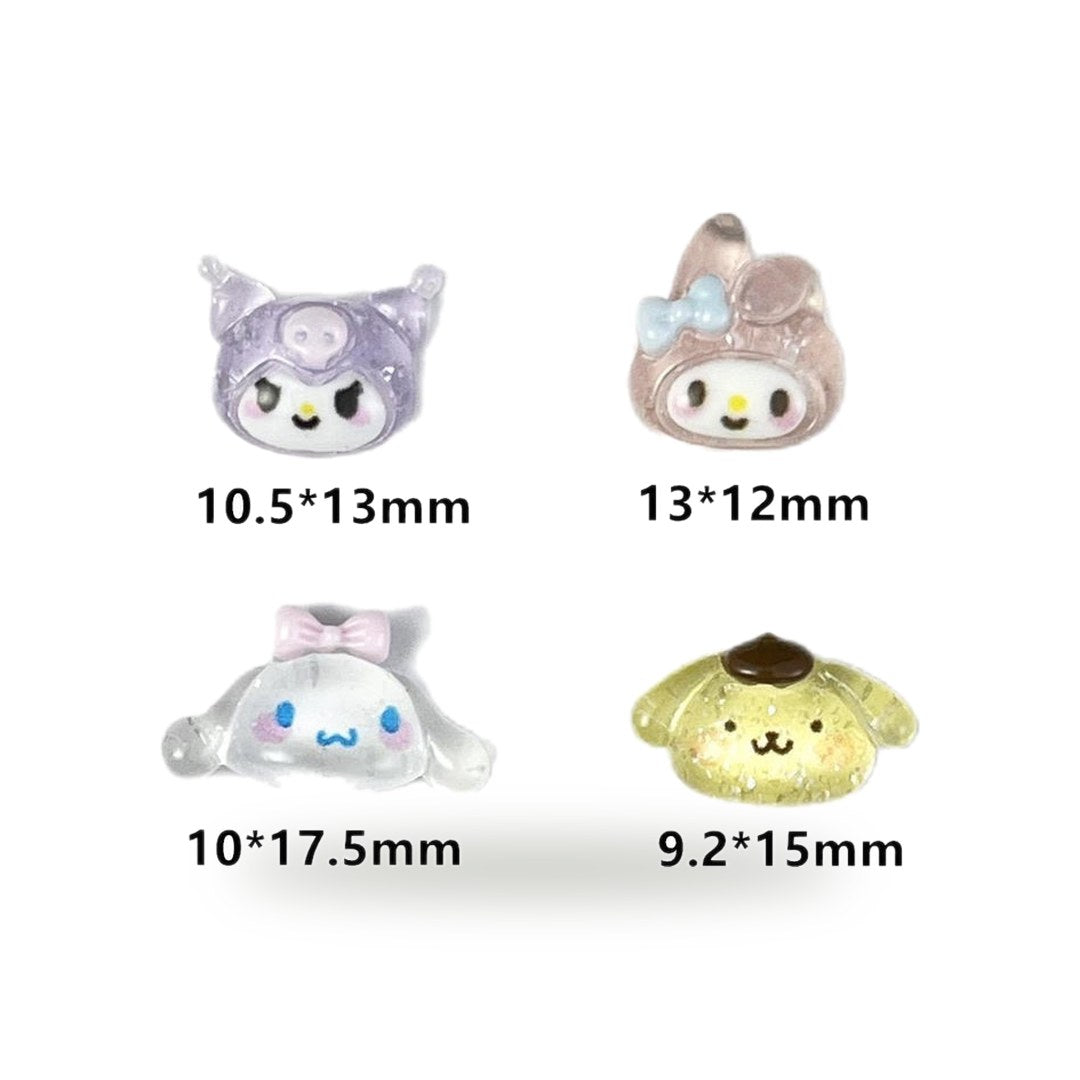 Charms & Rhinestone category: Sanrio Head Nail Charm (2pcs)