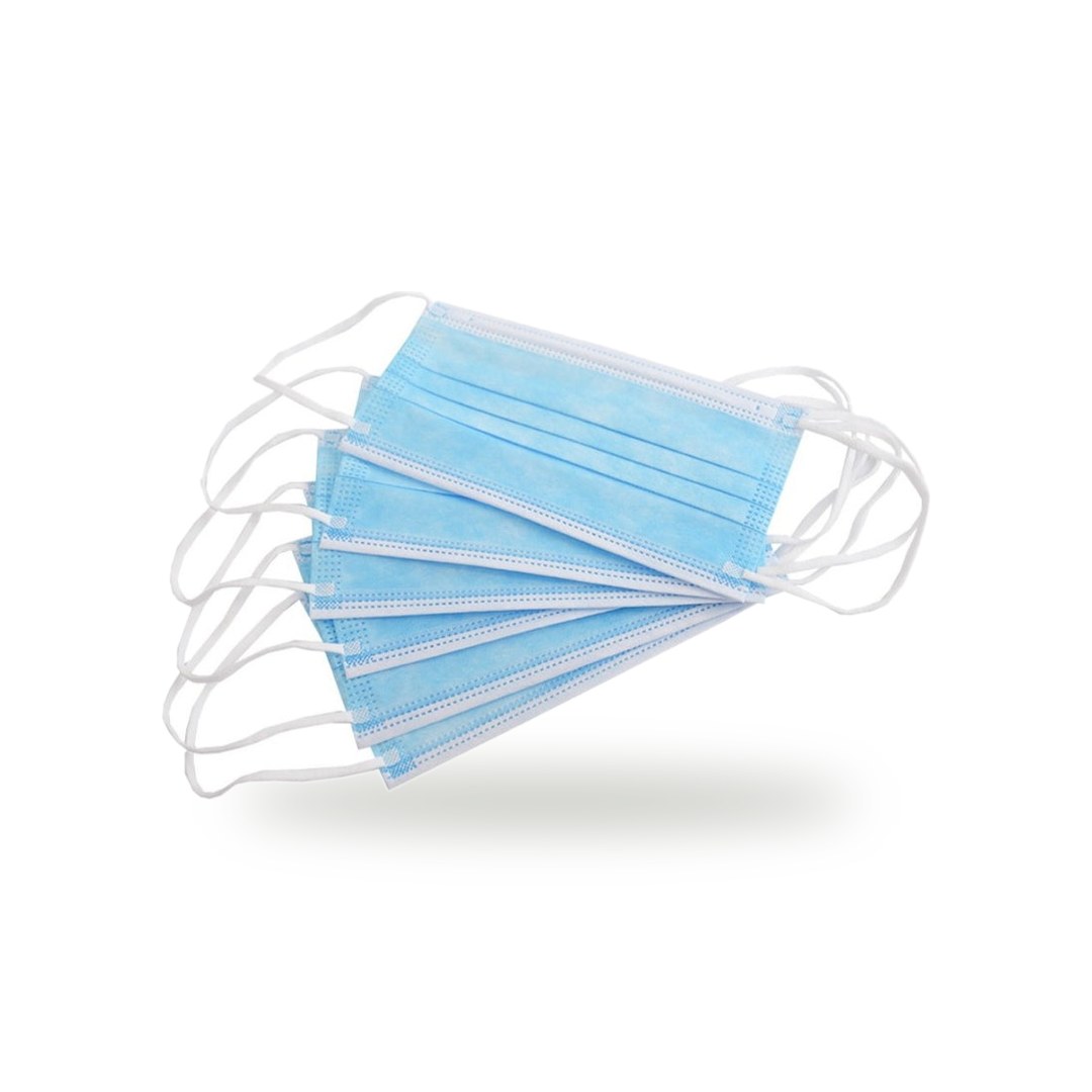 Facemask category: Intco Medical 3Ply Blue Face Mask (50 pcs/box)