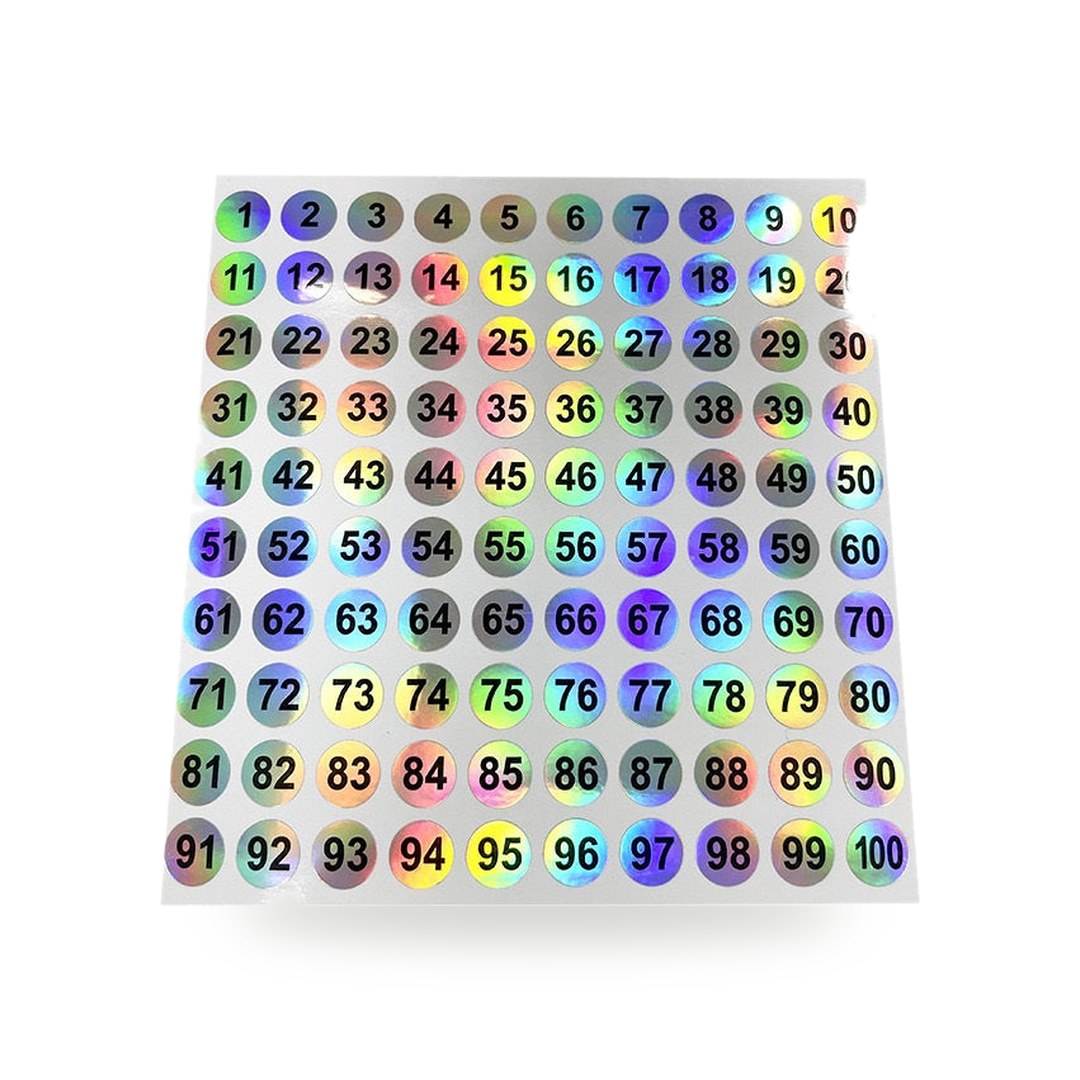 Number Tag category: Laser Number Tag (1-600)