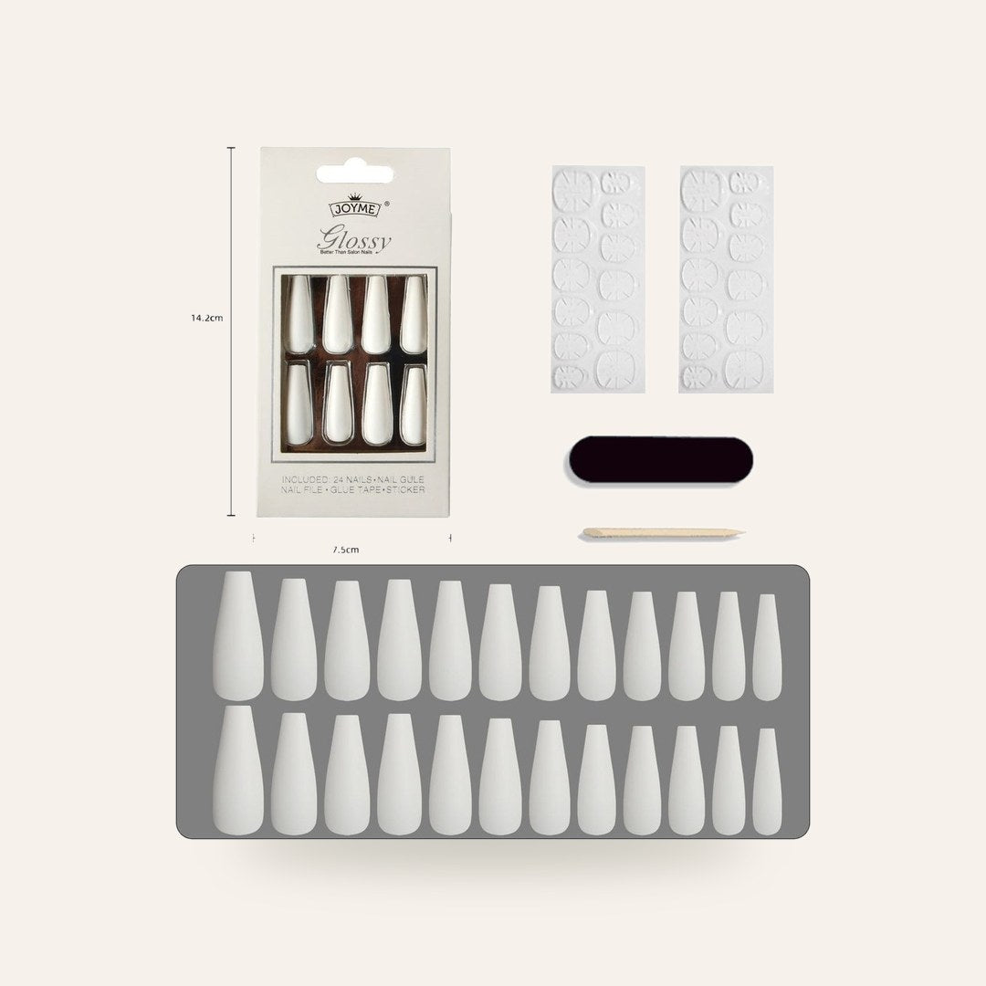 Press On Nails category: JOYME Glossy Press On Nail - A30E015