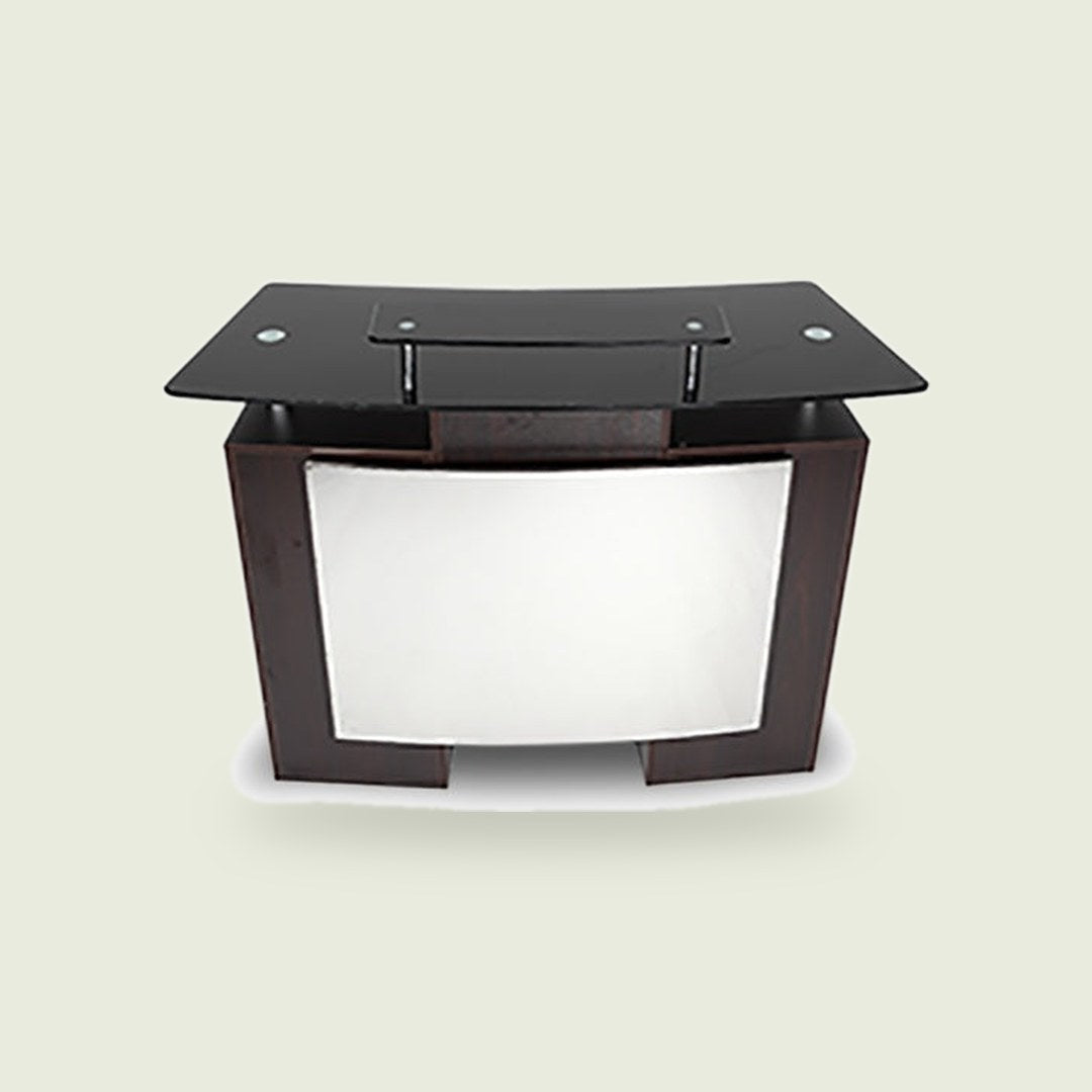 Reception Desk category: J&A DP Glass Top Reception (Please call us to order)