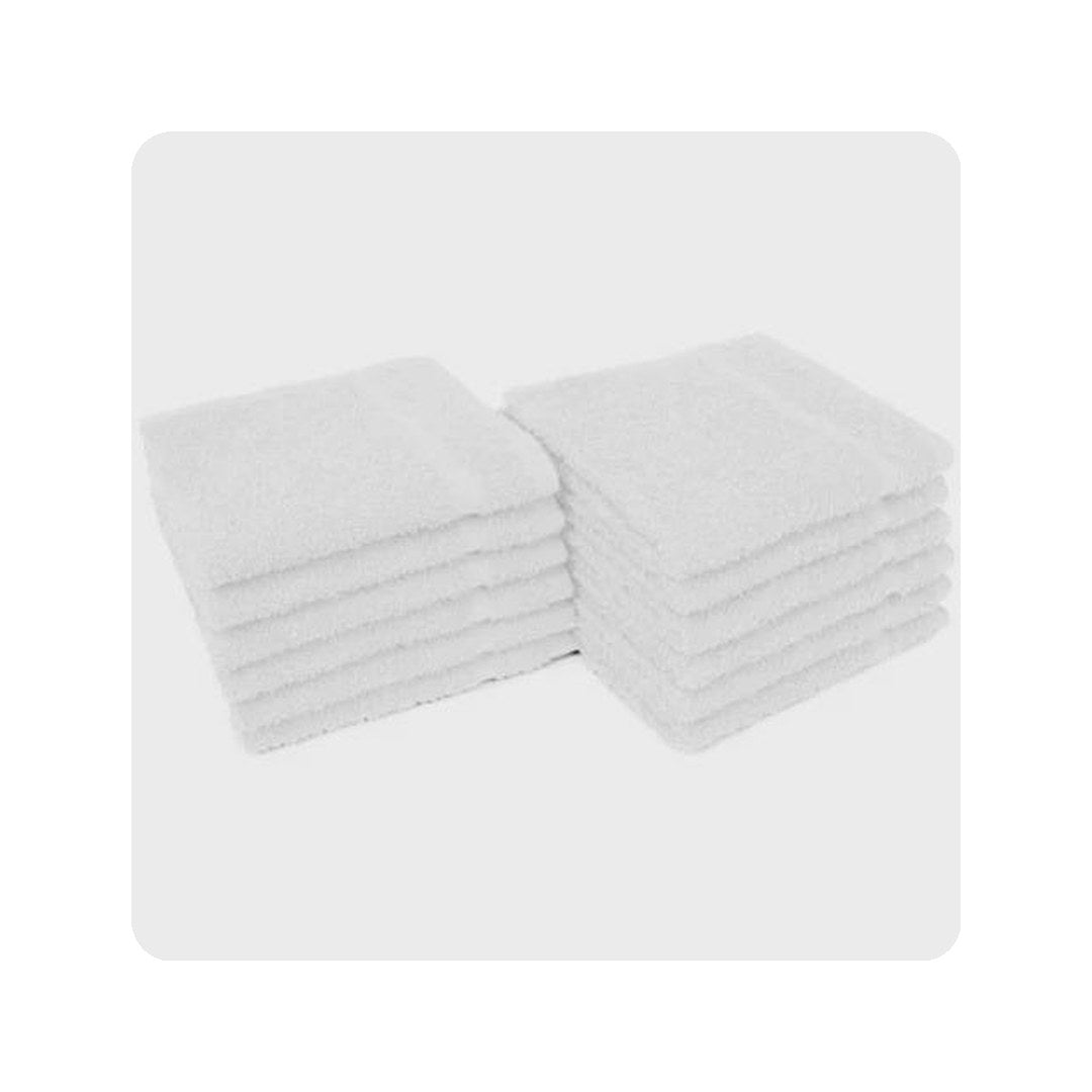 Spa Essentials category: Silver Star White Cotton Towel 3lb 16x27 (Dozen)