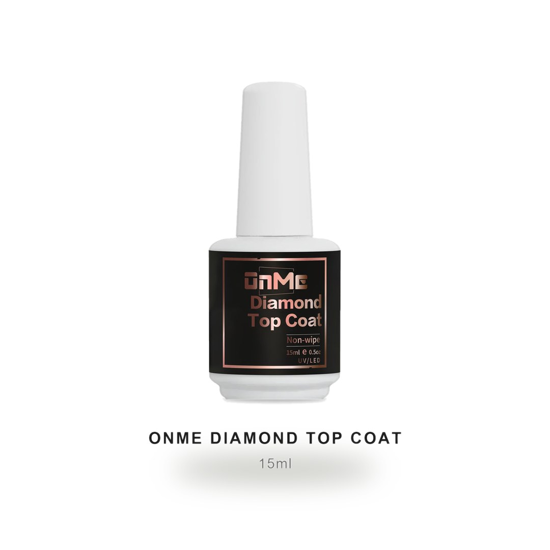 Top, Base & Preps category: ONME Diamond Top Coat 15ml (HEMA & TPO Free)