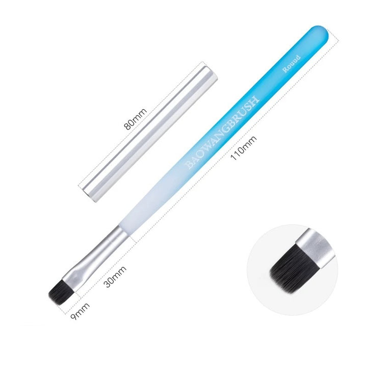 BW Ins Blue Nail Art Gel Brush Series
