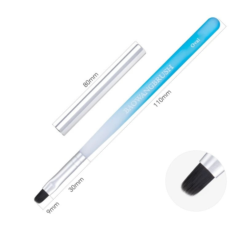BW Ins Blue Nail Art Gel Brush Series