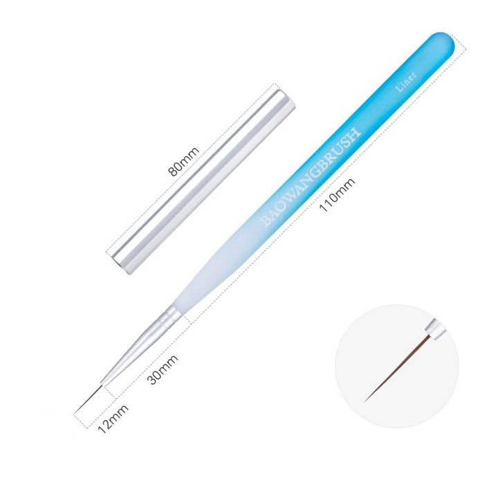 BW Ins Blue Nail Art Gel Brush Series