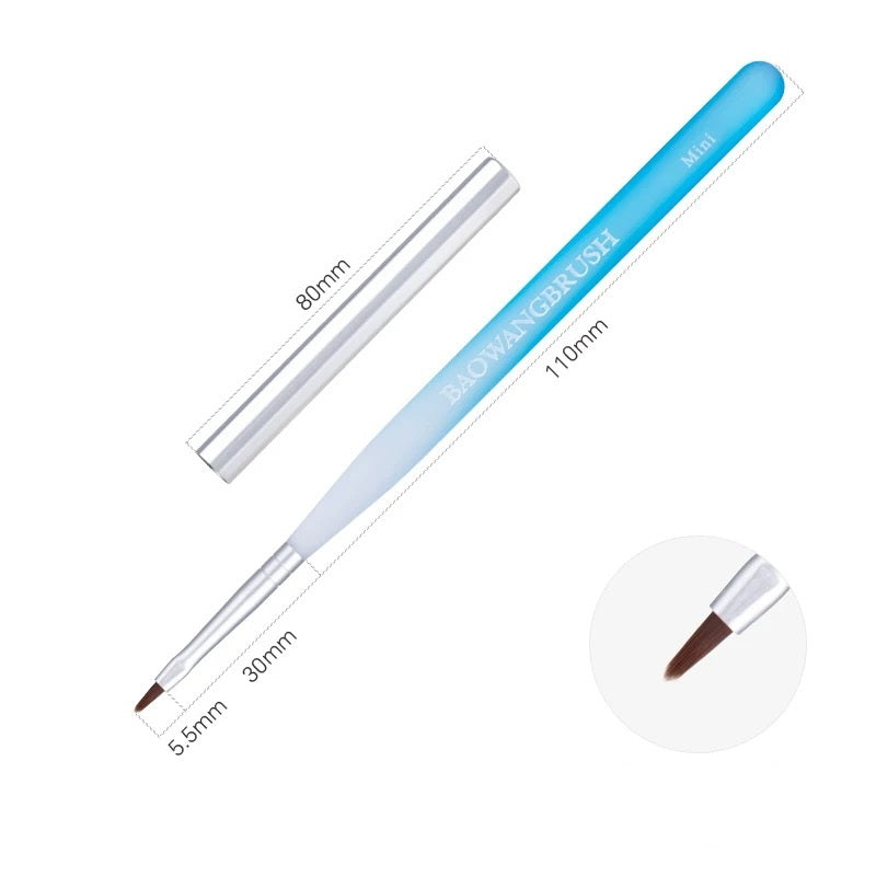 BW Ins Blue Nail Art Gel Brush Series