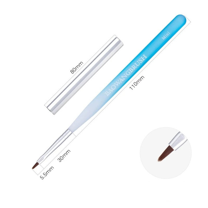 BW Ins Blue Nail Art Gel Brush Series
