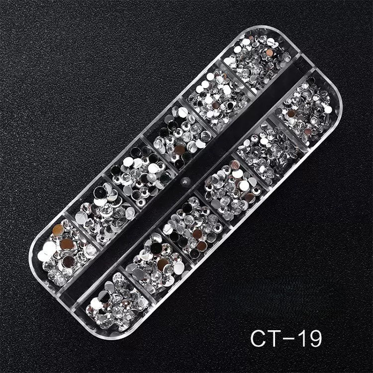 12 Grids Box Nail Accessories - CT 19