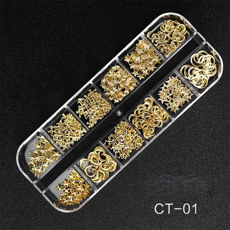 12 Grids Box Nail Accessories - CT 01