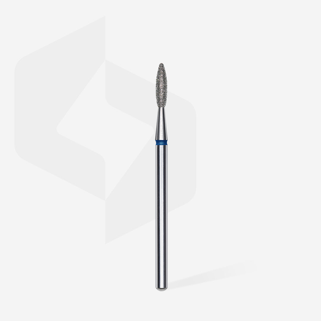 Staleks Diamond Nail Drill Bit Flame - Blue 2.1/8 mm