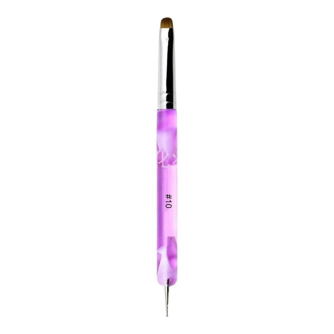 Double-ended Nail Art Dotting and Brush Pen 