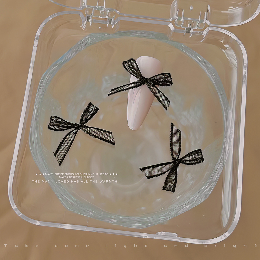 蕾丝蝴蝶结（2个）- C