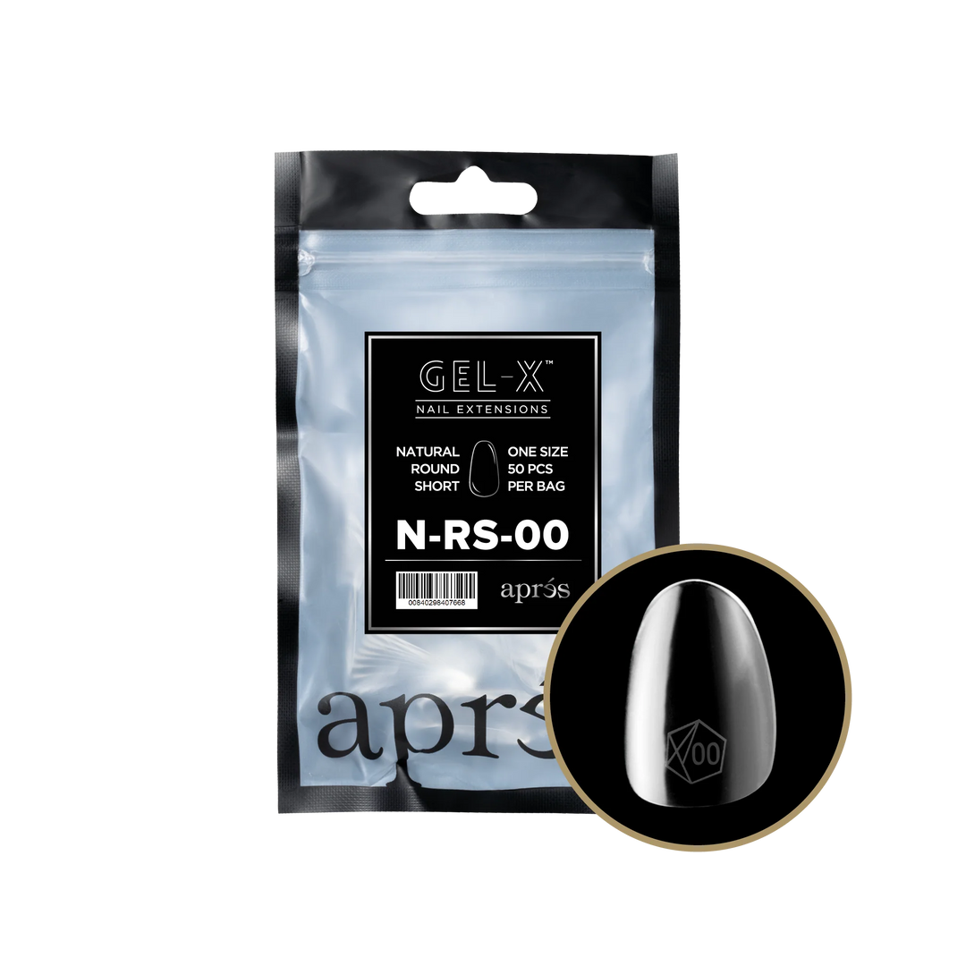 GEL-X® Natural Round Short Refill Bag (50pcs)