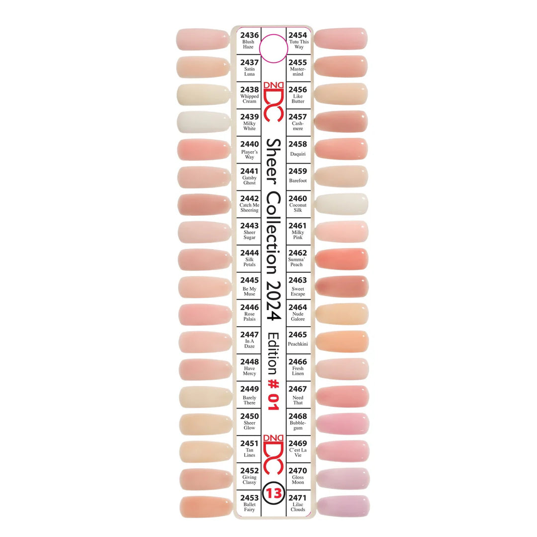 DC 2436 - 2471 Gel Polish Only