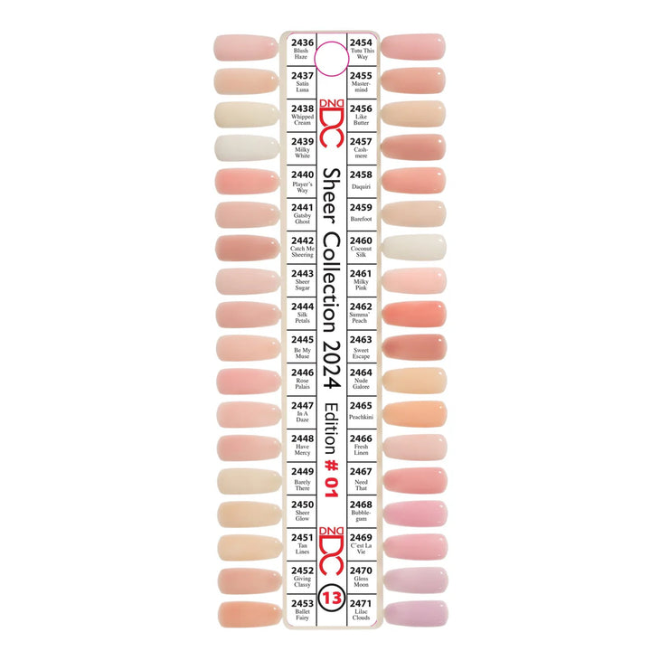 DC 2436 - 2471 Gel Polish Only
