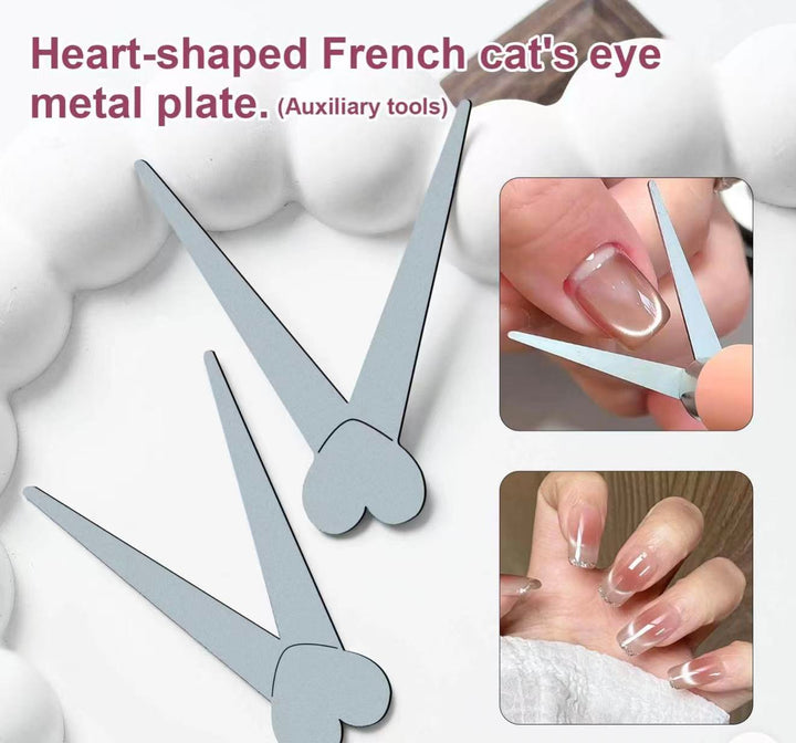 Littile V French Cateyes Metal Plate