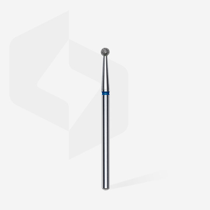 Staleks Pro Expert Diamond Nail Drill Bit Ball - Blue - 2.5 mm