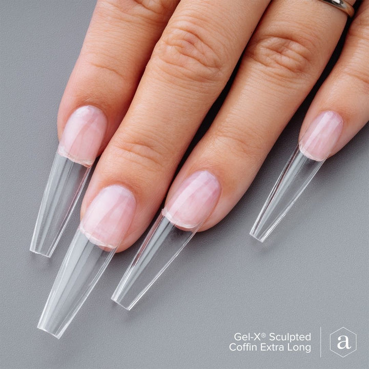 GEL-X® Sculpted Coffin Extra Extra Long Box of Tips - Pro (420pcs)