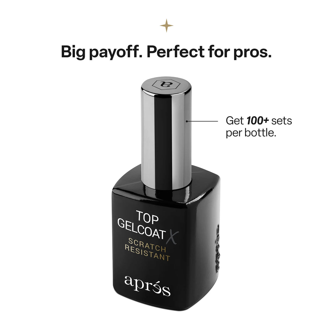 Apres Non Wipe Top Gelcoat X - 30ml (HEMA-free/TPO-free)