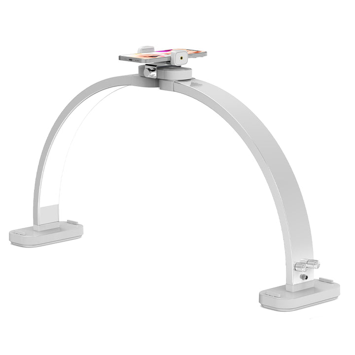 F-800A Manicure Table Foldable LED Moon Lamp - White