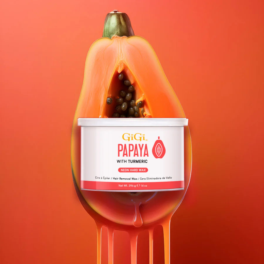 GiGi Neon Hard Wax  - Papaya  14oz