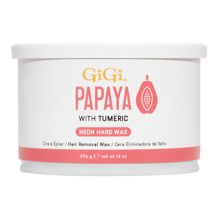 GiGi Neon Hard Wax  - Papaya  14oz