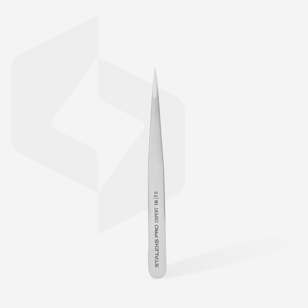 Staleks Pro Eyebrow Tweezers Point  Expert 10 - 5