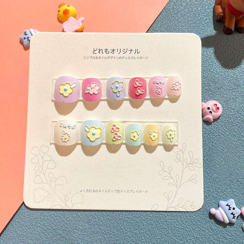 Kid Press On Nail Tips - 7 - Press On Nails