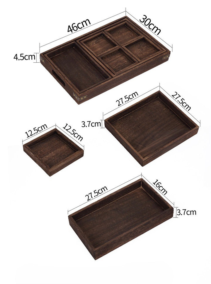 7in1 Wooden Tray For Spa Pedicure