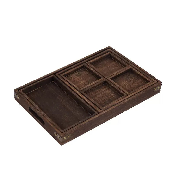 7in1 Wooden Tray For Spa Pedicure