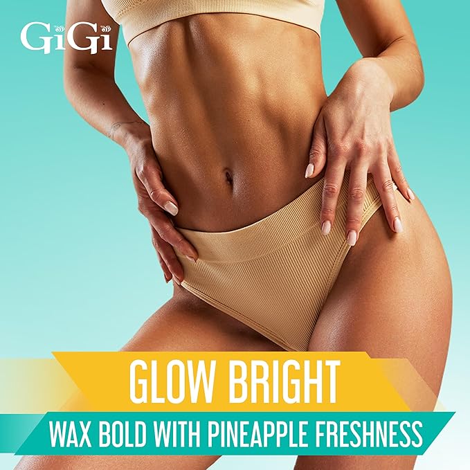 GiGi Neon Hard Wax  - Pineapple  14oz