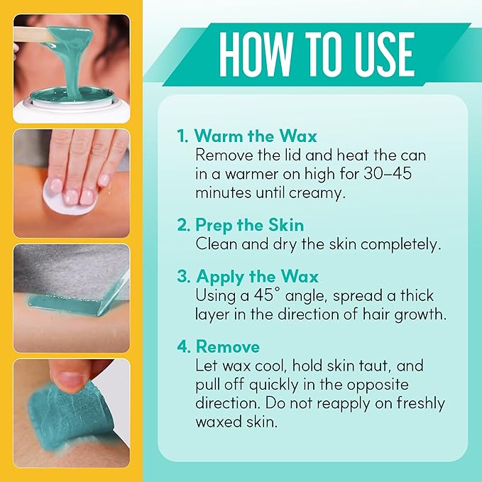 GiGi Neon Hard Wax  - Pineapple  14oz