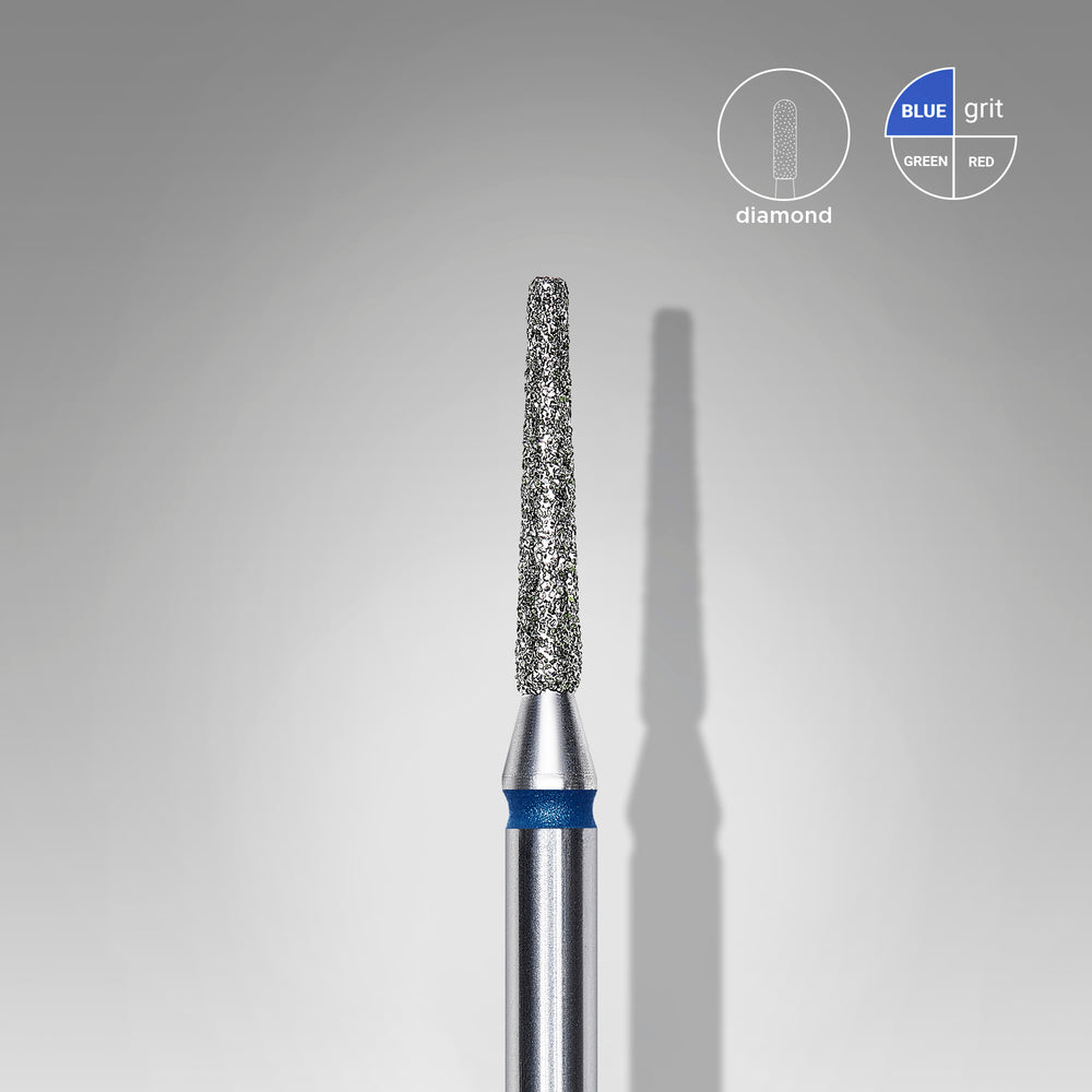 Staleks diamond nail drill bit, frustum 1.6/10mm, blue medium grit (view 2)