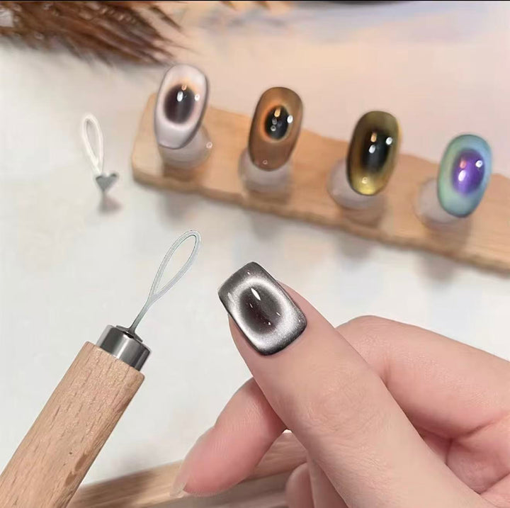 L Shape Circle Cateyes Metal Plate