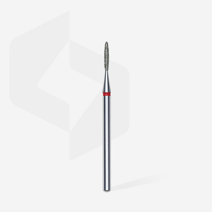 Staleks Diamond Nail Drill Bit Flame - Red 1.4/8 mm