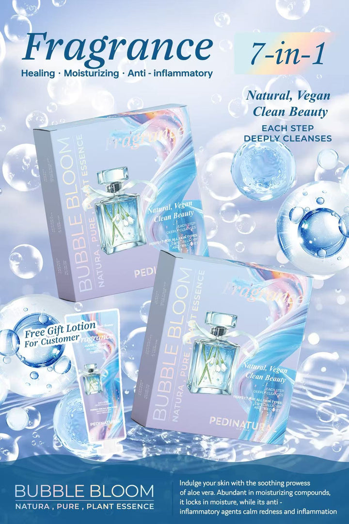 Pedinatural Bubble Bloom Spa Pedicure Kit 7in1 (36boxes/Case)