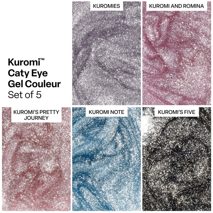 Aprés Kuromi™ Caty Eye Gel Couleur (Set of 5)-10ml