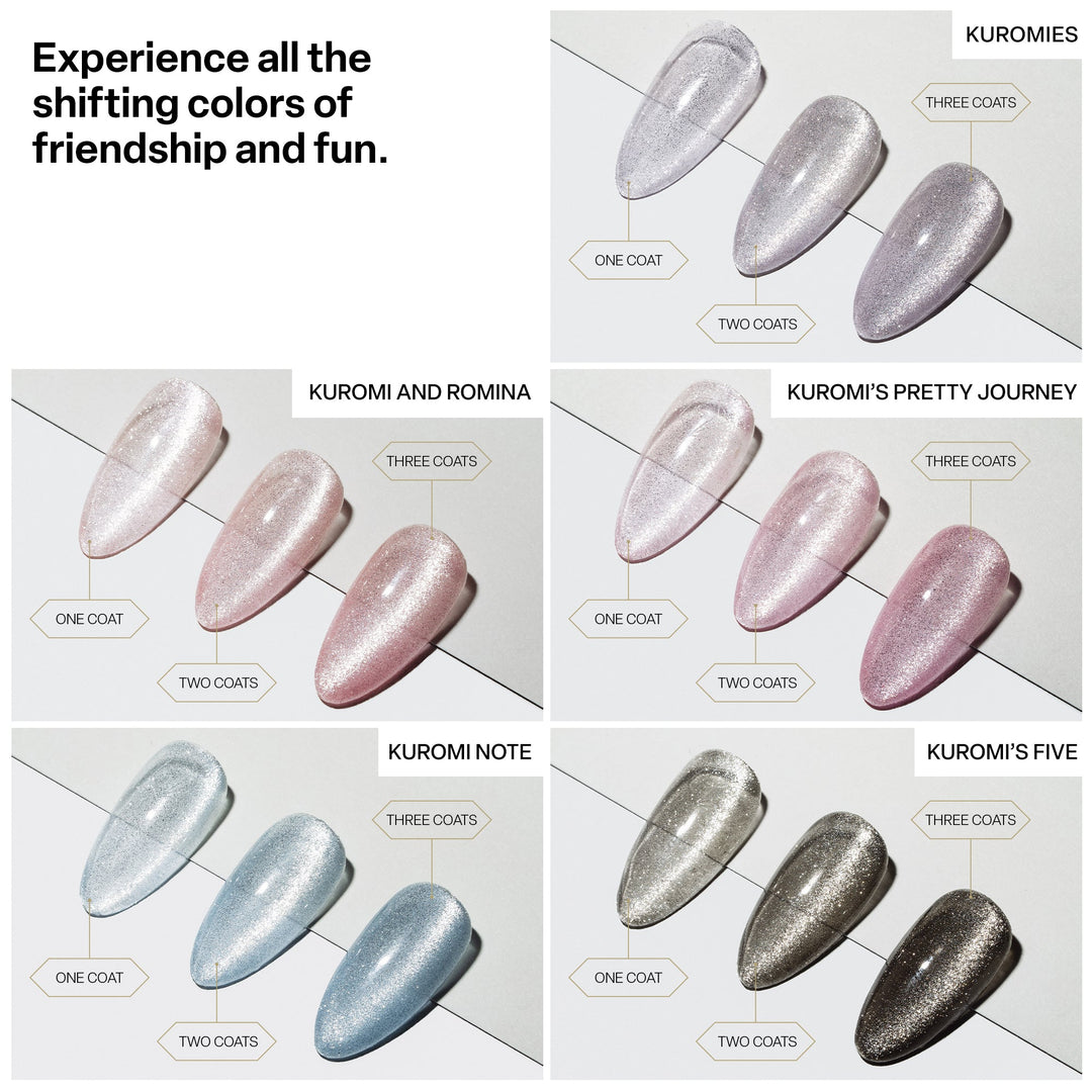 Aprés Kuromi™ Caty Eye Gel Couleur (Set of 5)-10ml