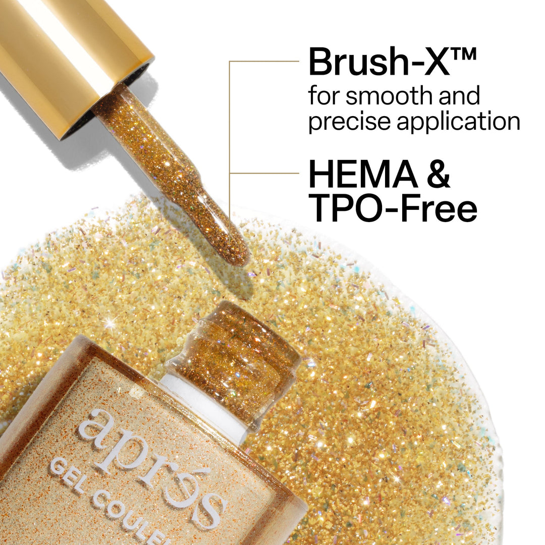 Apres Hello Kitty® Flash Glitter Gel Couleur 10ml - HK04 Until