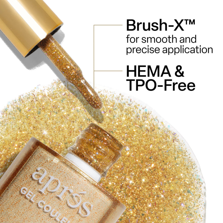 Apres Hello Kitty® Flash Glitter Gel Couleur 10ml - HK04 Until