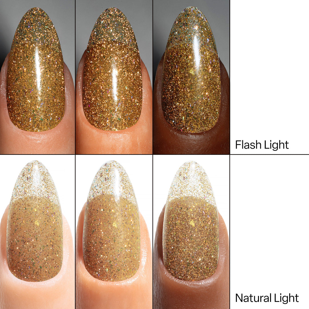 Apres Hello Kitty® Flash Glitter Gel Couleur 10ml - HK04 Until