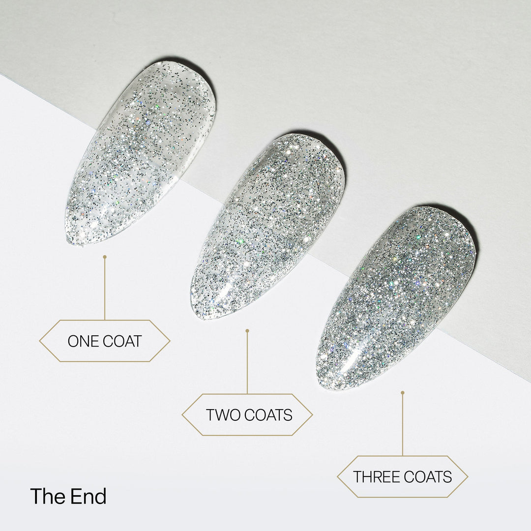 Apres Hello Kitty® Flash Glitter Gel Couleur 10ml - HK05 The End