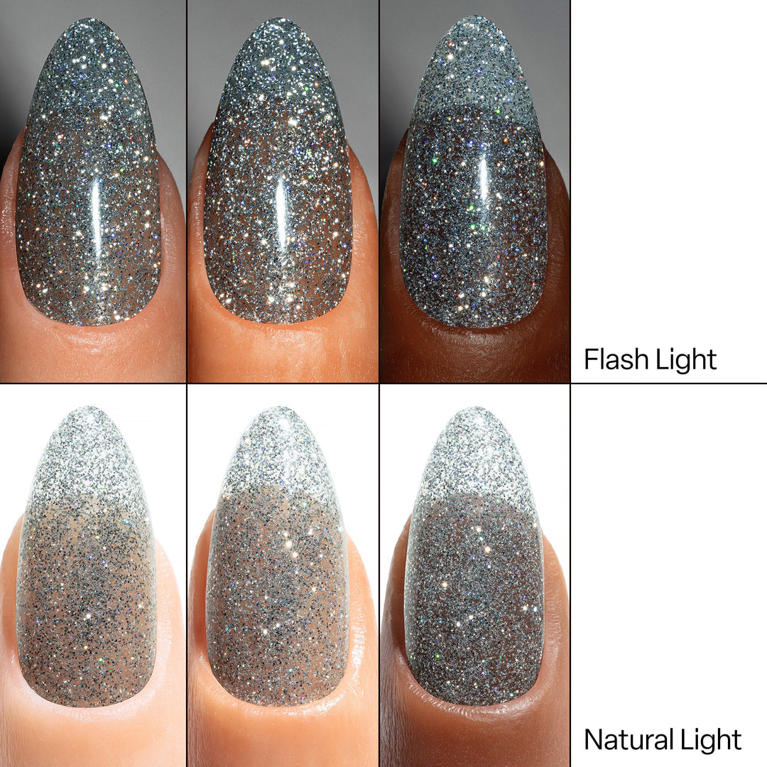 Apres Hello Kitty® Flash Glitter Gel Couleur 10ml - HK05 The End