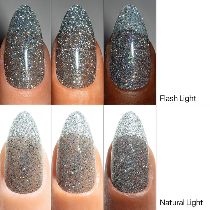 Apres Hello Kitty® Flash Glitter Gel Couleur 10ml - HK05 The End