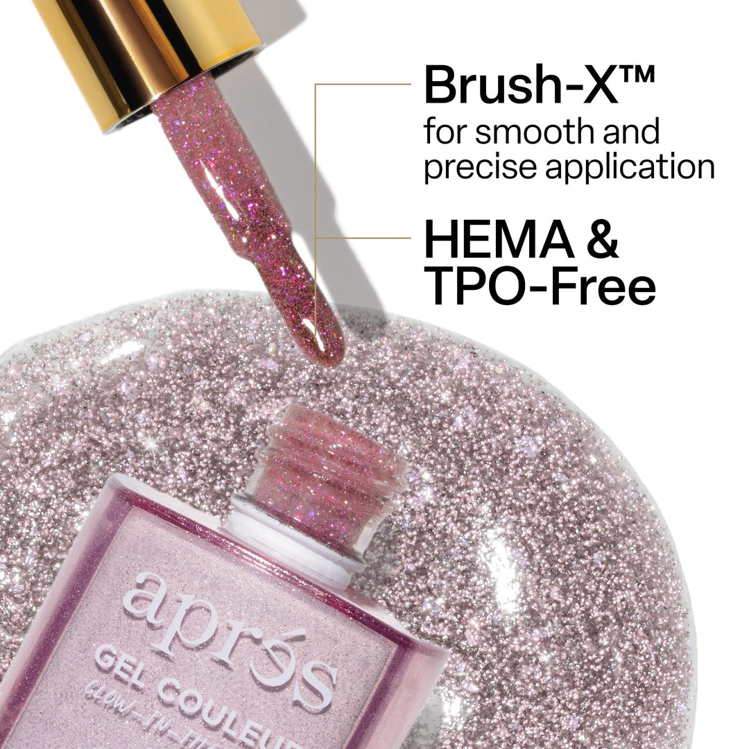 Apres Kuromi™ Flash Glitter Gel Couleur 10ml- K02 Besties