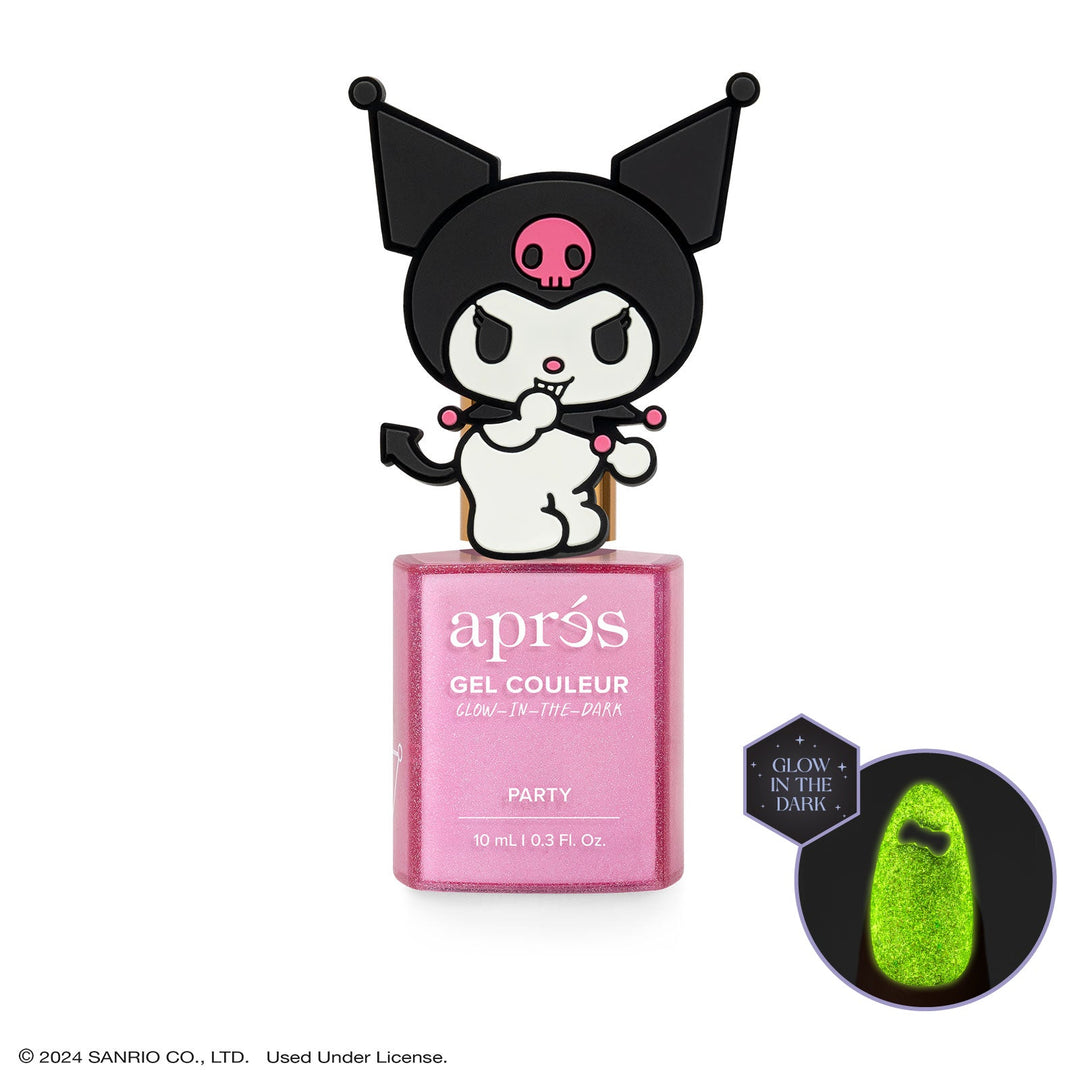 Apres Kuromi™ 闪光凝胶彩胶 10ml - K03 派对