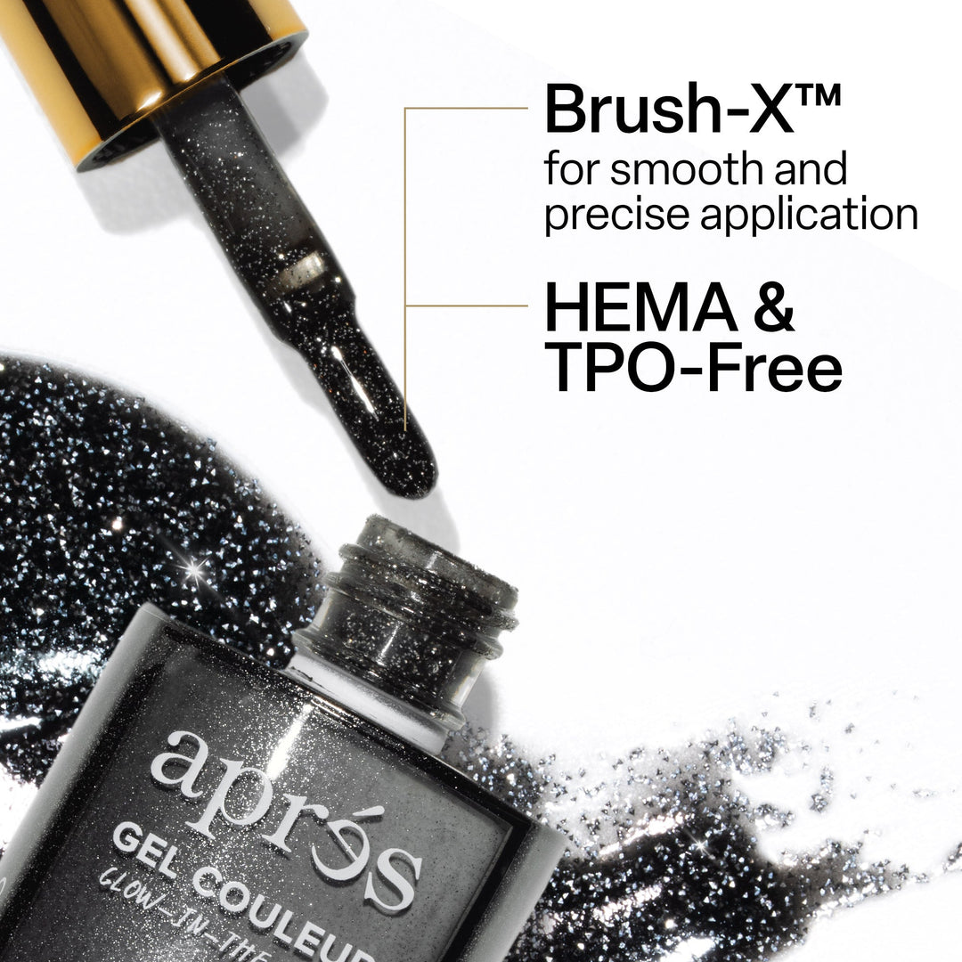 Apres Kuromi™ Flash Glitter Gel Couleur 10ml- K05 All Night