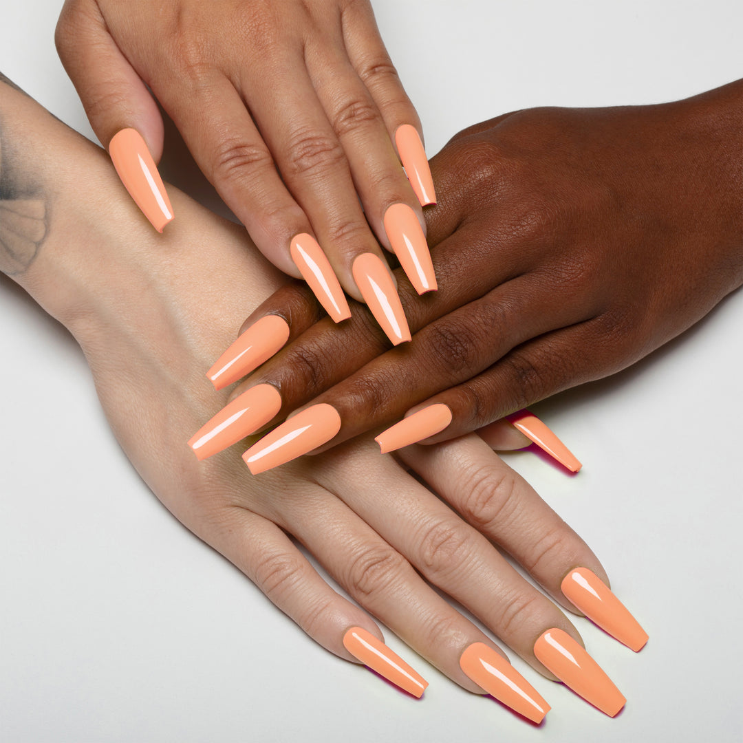 Aprés Gel Couleur HEMA &amp; TPO-free 222 Caribbean Sunset - on nails