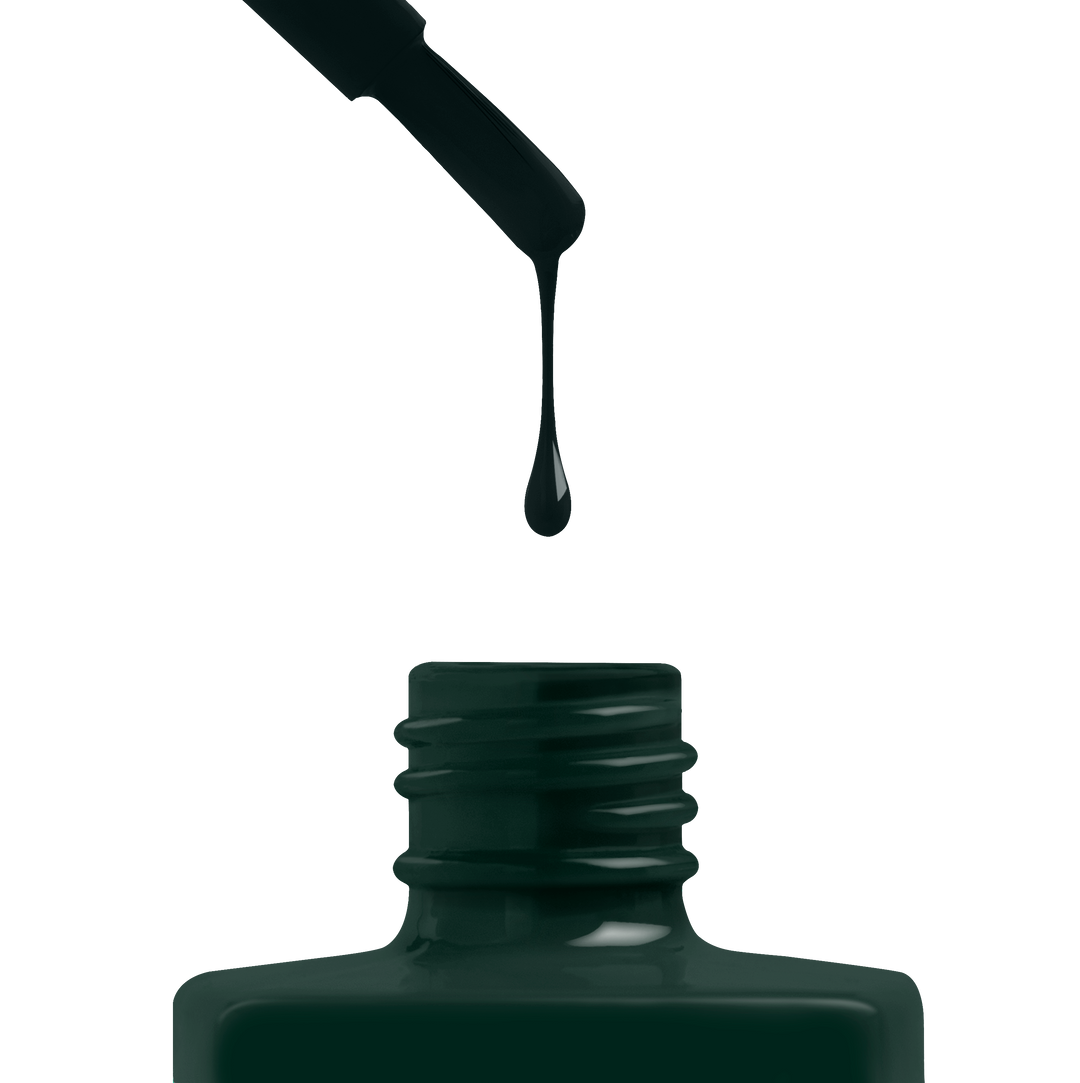 Aprés Gel Couleur HEMA &amp; TPO-free 346 Pine-ing Fir You - brush and bottle